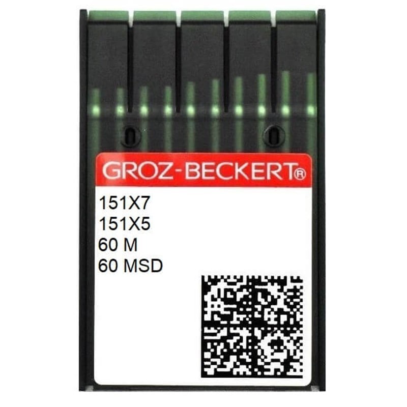Merrow Dikiş İğnesiGroz BeckertMerrow İğne/151X7/151X5/60 M/60 MSD 120/6 100 Adet