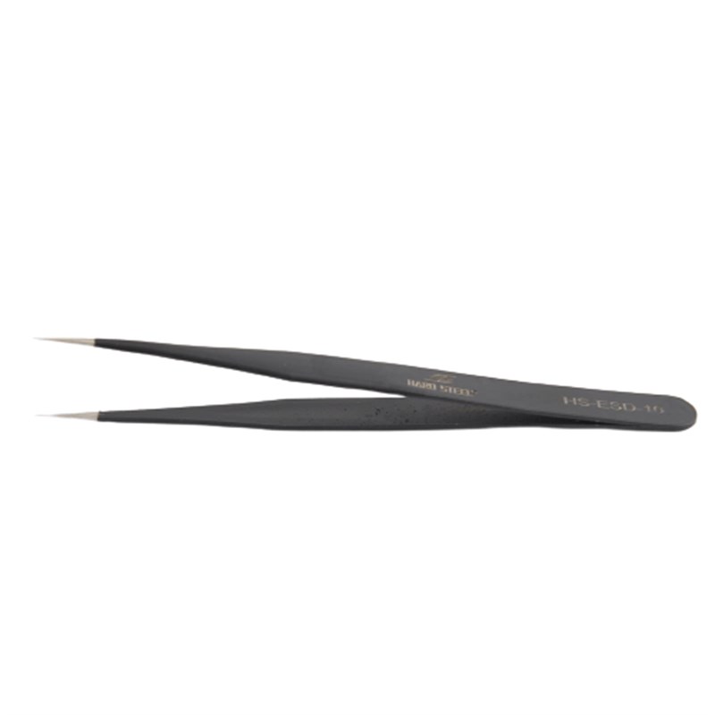 Antistatik Paslanmaz Çelik Sivri Uçlu 110mm Cımbız / HS-ESD-10
