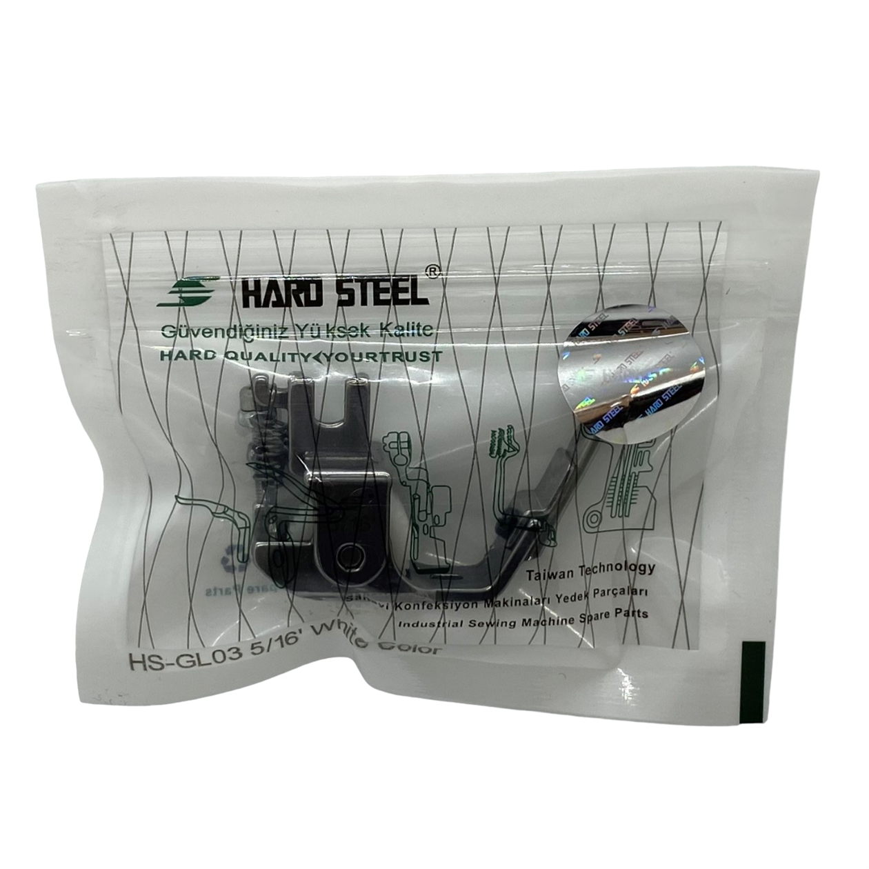 Düz Makine Ekstrafor Beyaz Teker Ayak / HS-GL03 5/16