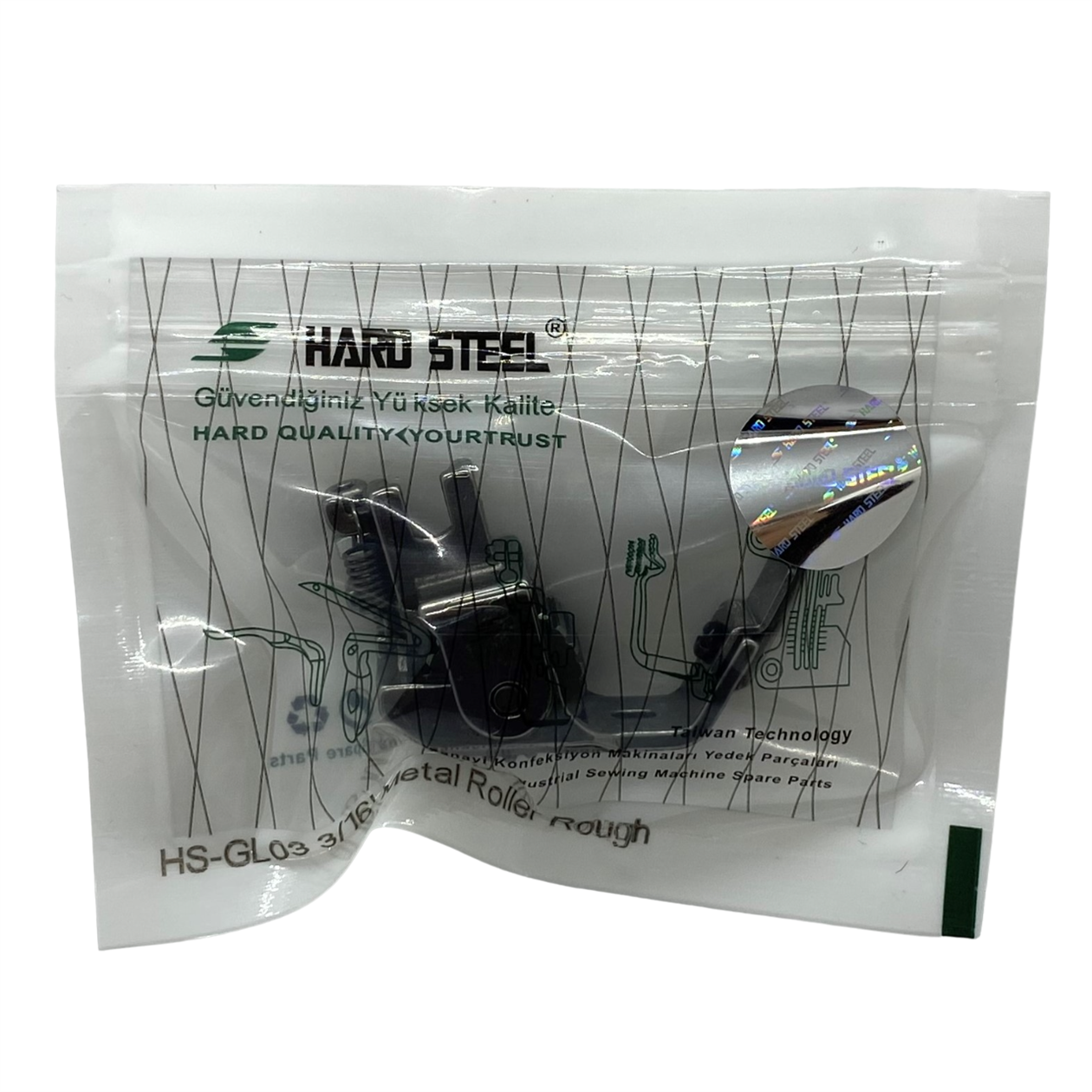 Düz Makine Ekstrafor Metal Teker Ayak / HS-GL03 3/16