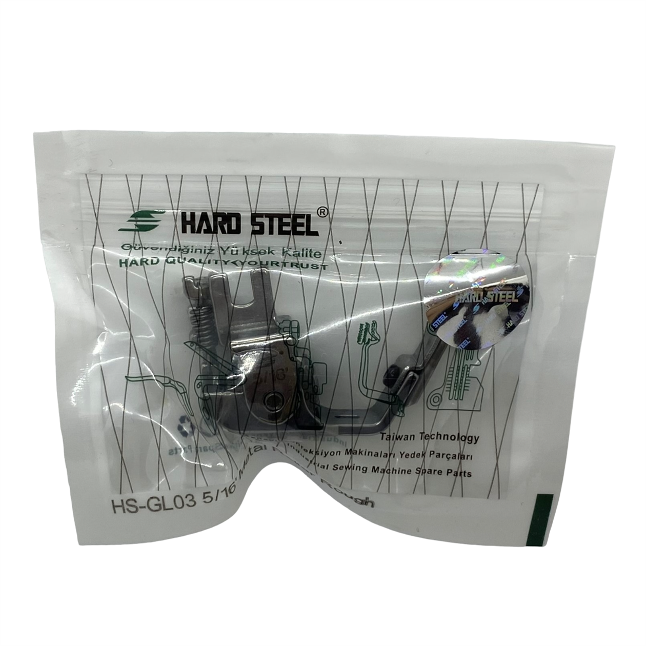 Düz Makine Ekstrafor Metal Teker Ayak / HS-GL03 5/16