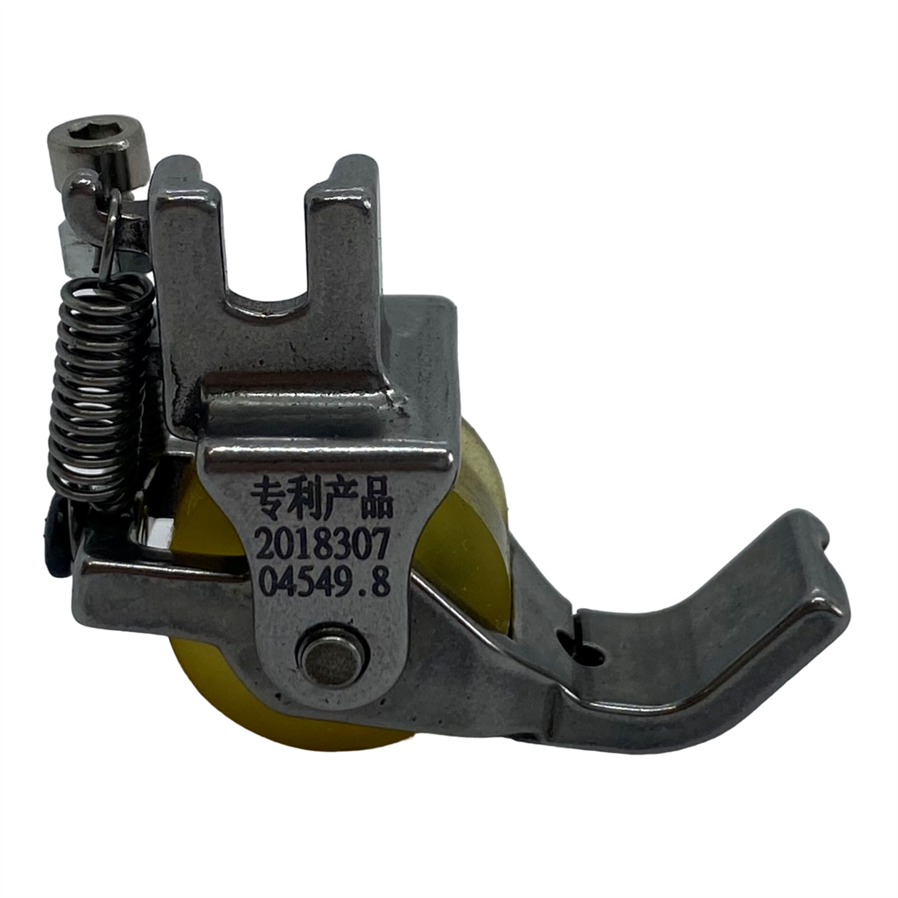 Düz Makine Fitil Tırnaklı Sarı Teker Ayak / HS-GL09 1/8