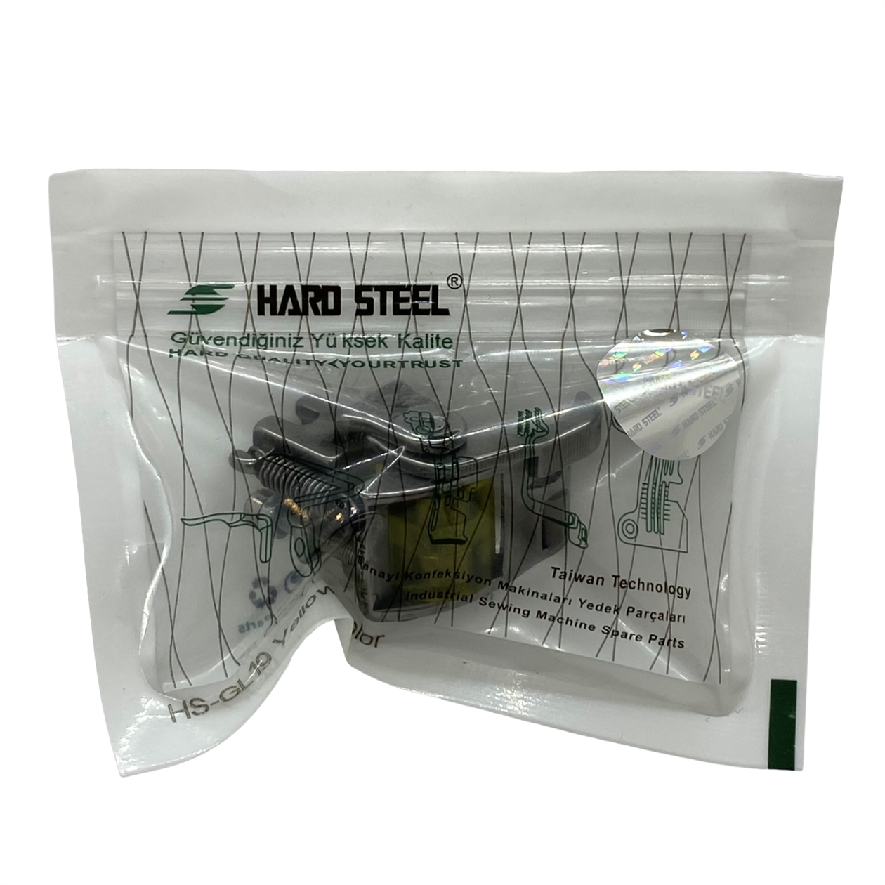 Düz Makine Gazi Sarı Teker Ayak / HS-GL19