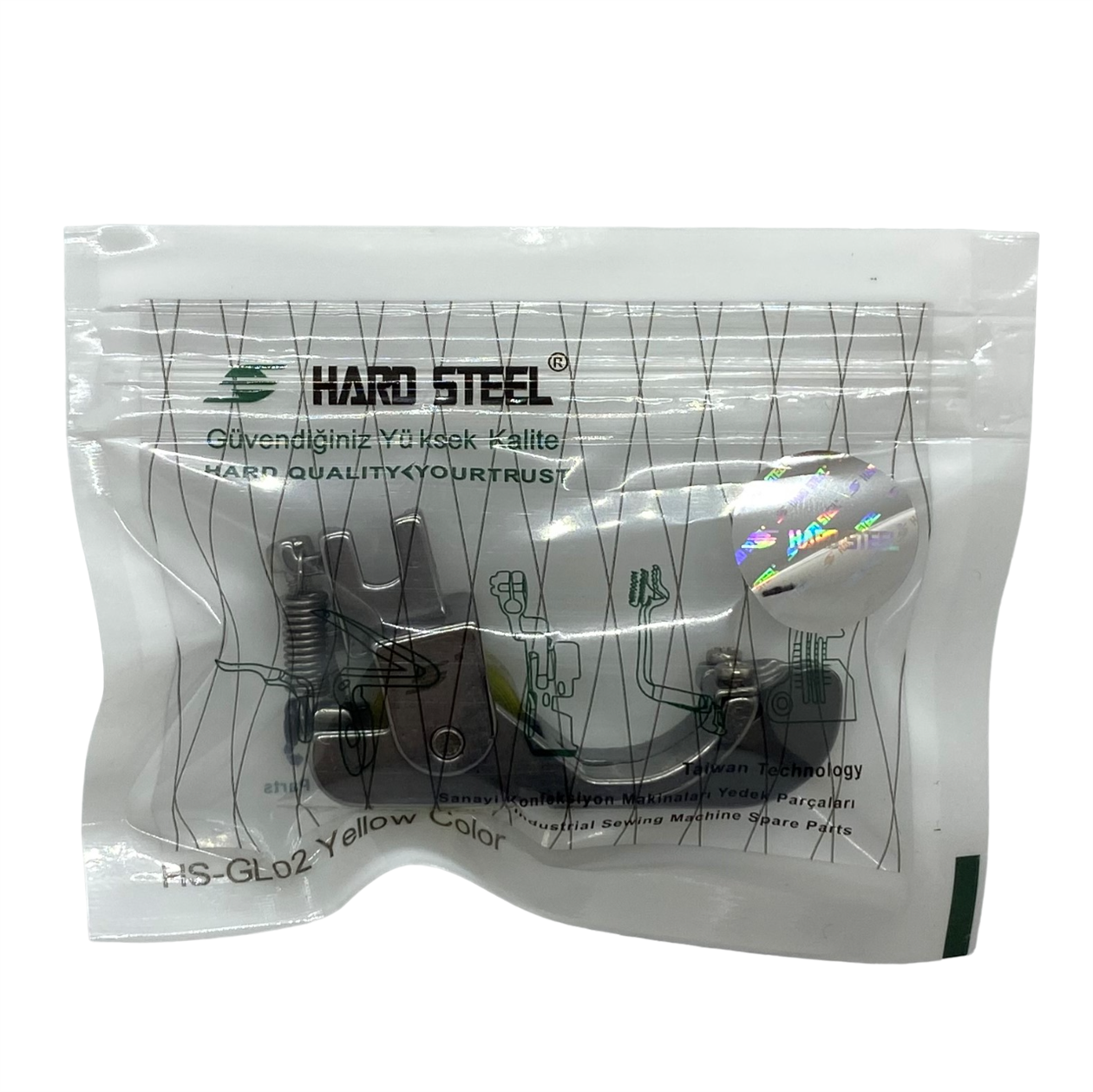 Düz Makine Takipli Sarı Teker Ayak / HS-GL02