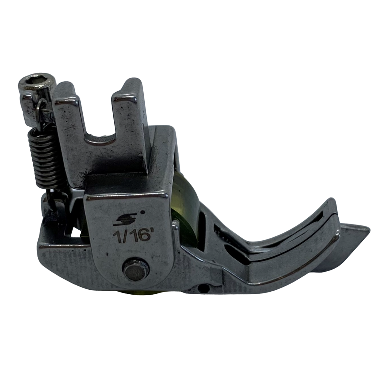 Düz Makine Sp-18 Model Tırnaklı Çima Sarı Teker Ayak / HS-GL04 1/16
