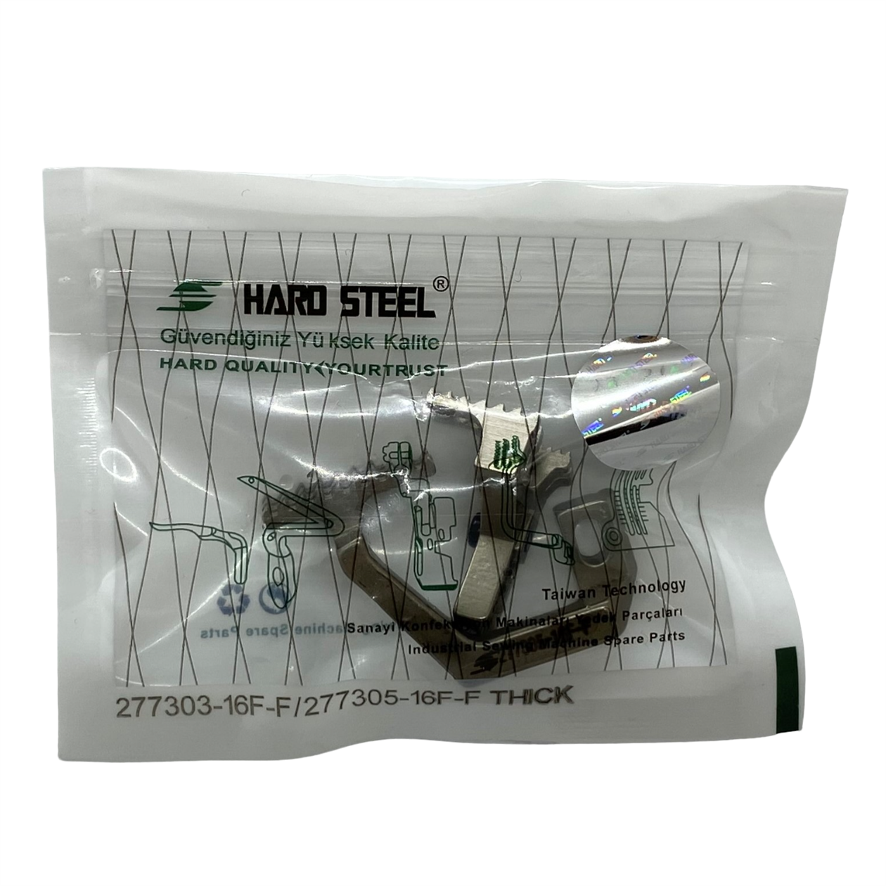 Pegasus Overlok EX Sol Kafa 4 İp Ön-Arka Ve Zincir Kalın Dişli Takım / 277303-25F + 277305-25F