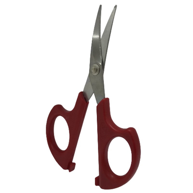 Plastik Saplı Eğri Nakış Makası (4.76 inç - 121mm) / HS-1663