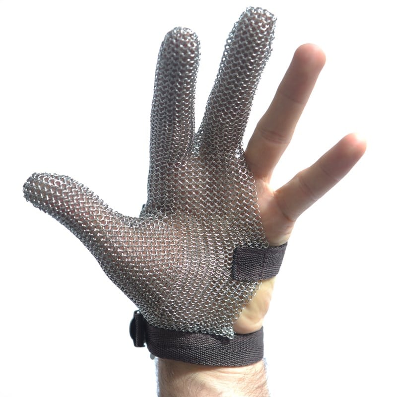 Koruyucu Çelik Eldiven 3 Parmak XXSmall / BMGLV-02XXS