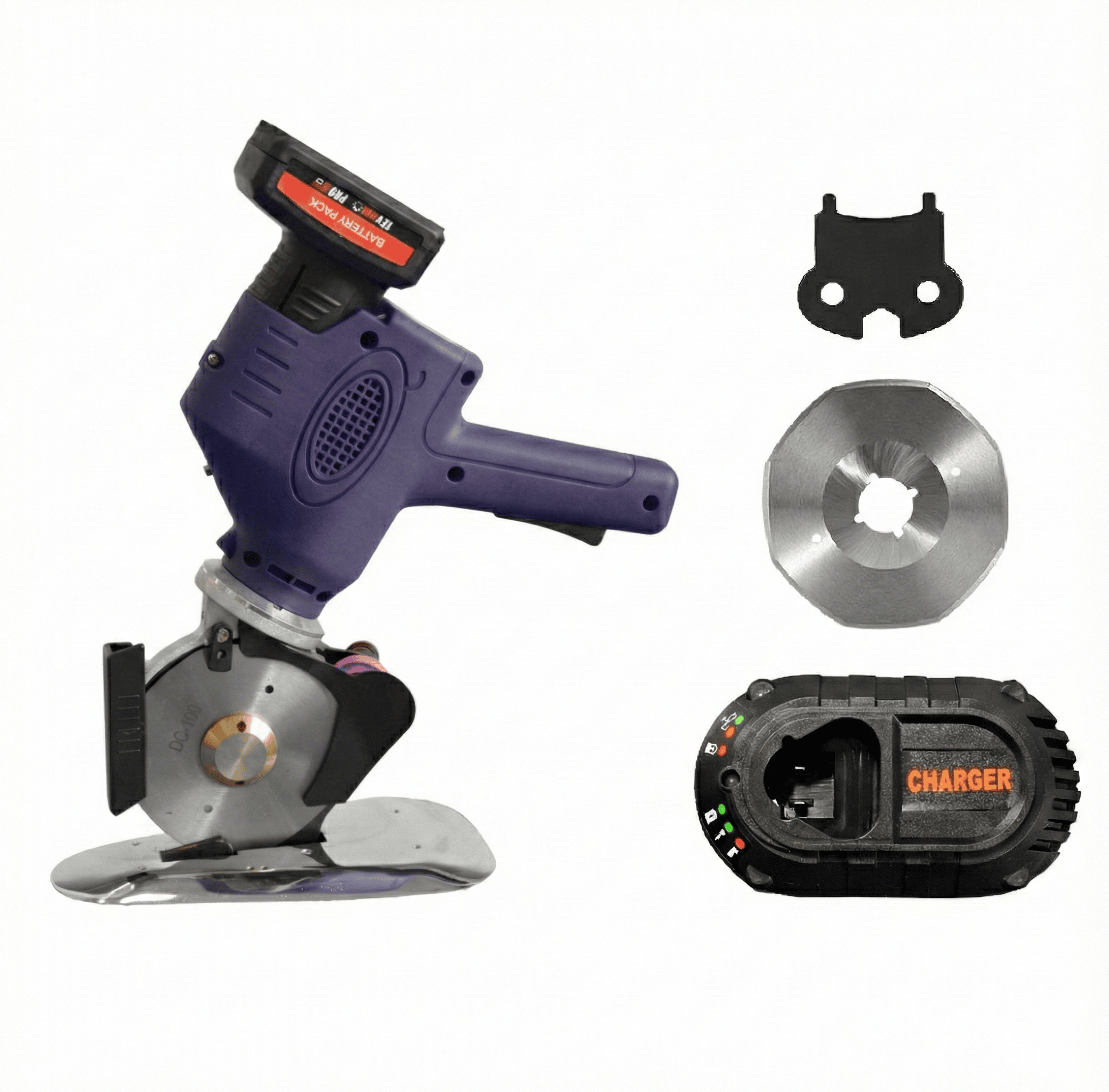 Akülü Yuvarlak Kumaş Kesim Motoru 4inç / DC-100 (YCM-40)