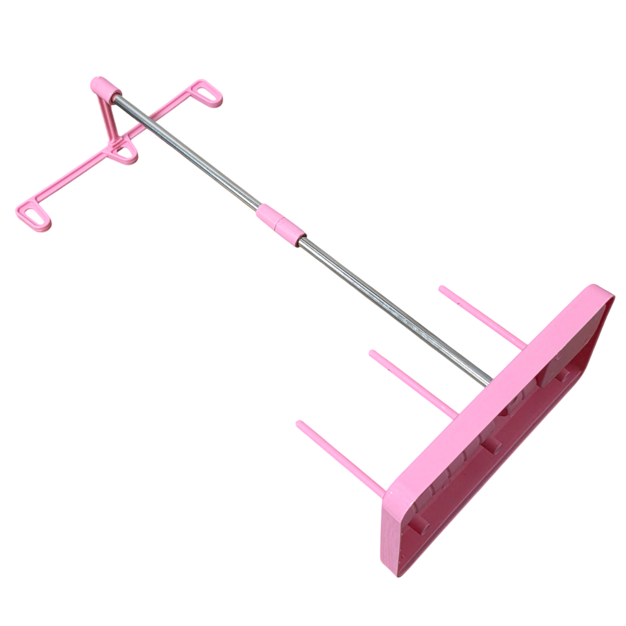 Ev Tipi Dikiş Makinesi Pembe Plastik Çardak Seti (Metal Borulu) / TS-500