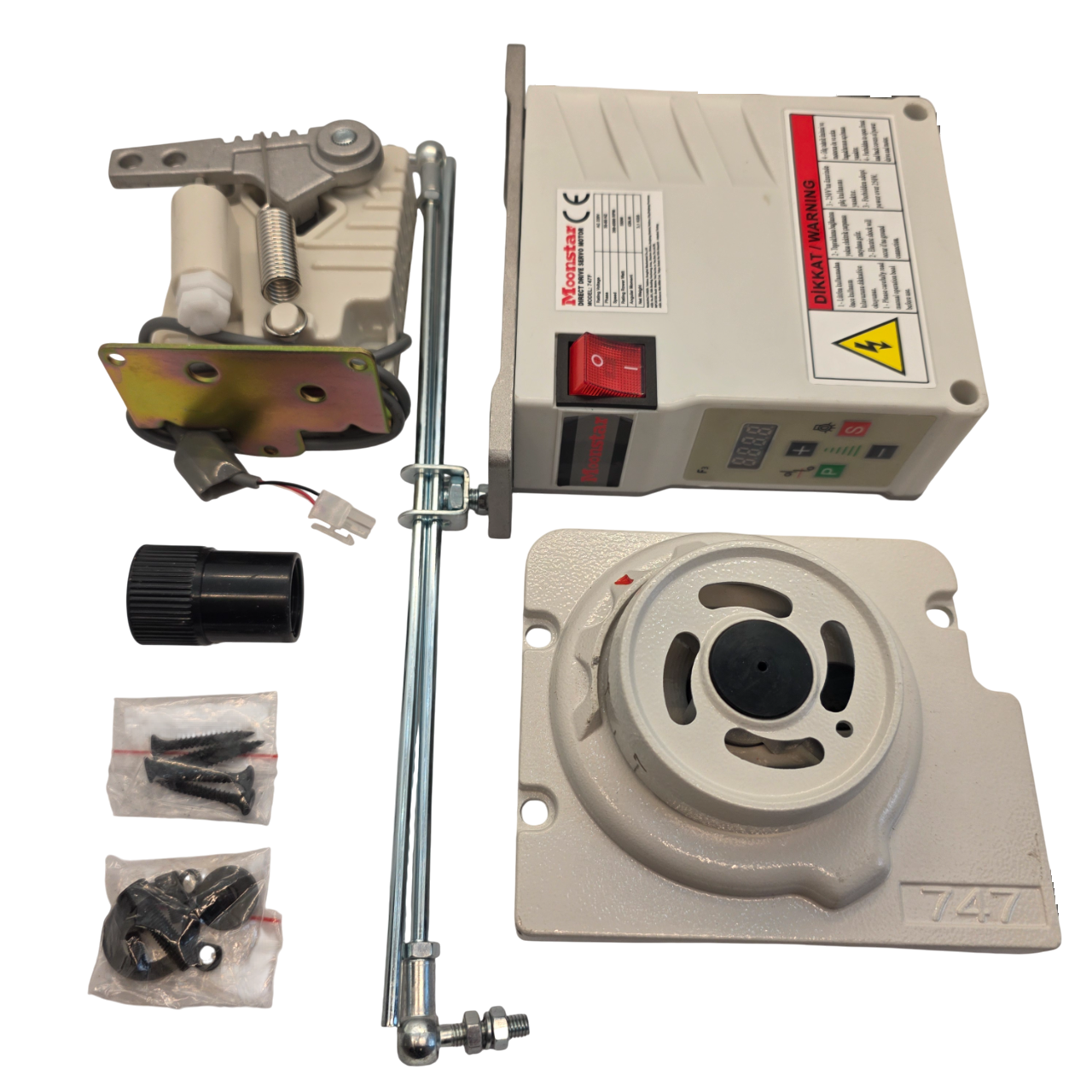 Siruba Overlok F Seri Kafadan Motor (F3 Tipi) / 747F
