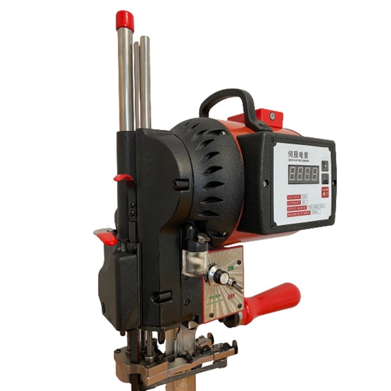 Dik Kumaş Kesim Motoru 1600W 4000 Devir Kırmızı-Siyah Kafa  / PLS-988 10İNÇ