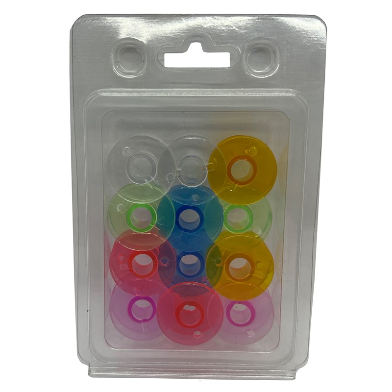 Ev Tipi Aile Dikiş Makinesi Plastik Geniş Masura Renkli / HM2518M 12ADET