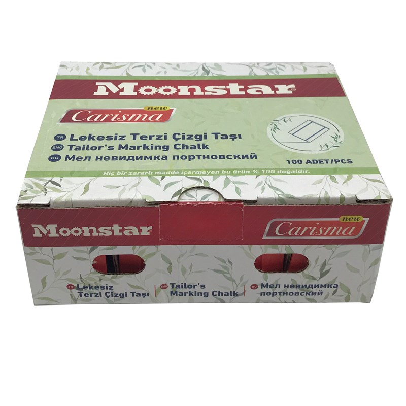Sabun Çizgi Taşı Kırmızı 100 Adet / CARISMA-04