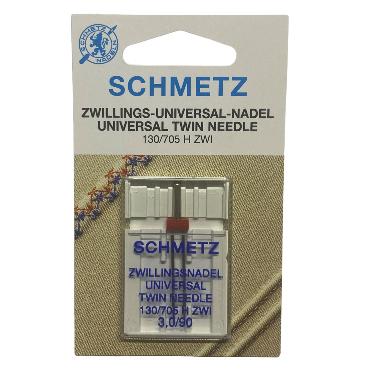 Aile İğnesiSchmetzEv Tipi Aile Dikiş Makinesi Çiftli Dikiş İğnesi / 130/705 H ZWI 3.0/90