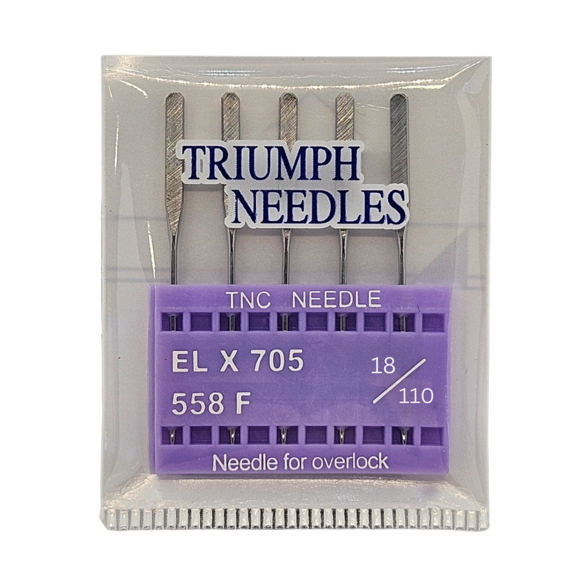 Aile İğnesiTNCEv Tipi Overlok Dikiş Makinesi İğnesi / ELx705  18/110 5Adet
