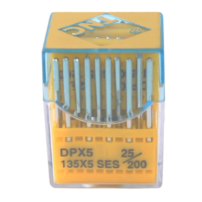 Düz Dikiş İğnesiTNCDüz Makine Kalın Dip Dikiş İğnesi / DPX5 SES 25/200 50ADET