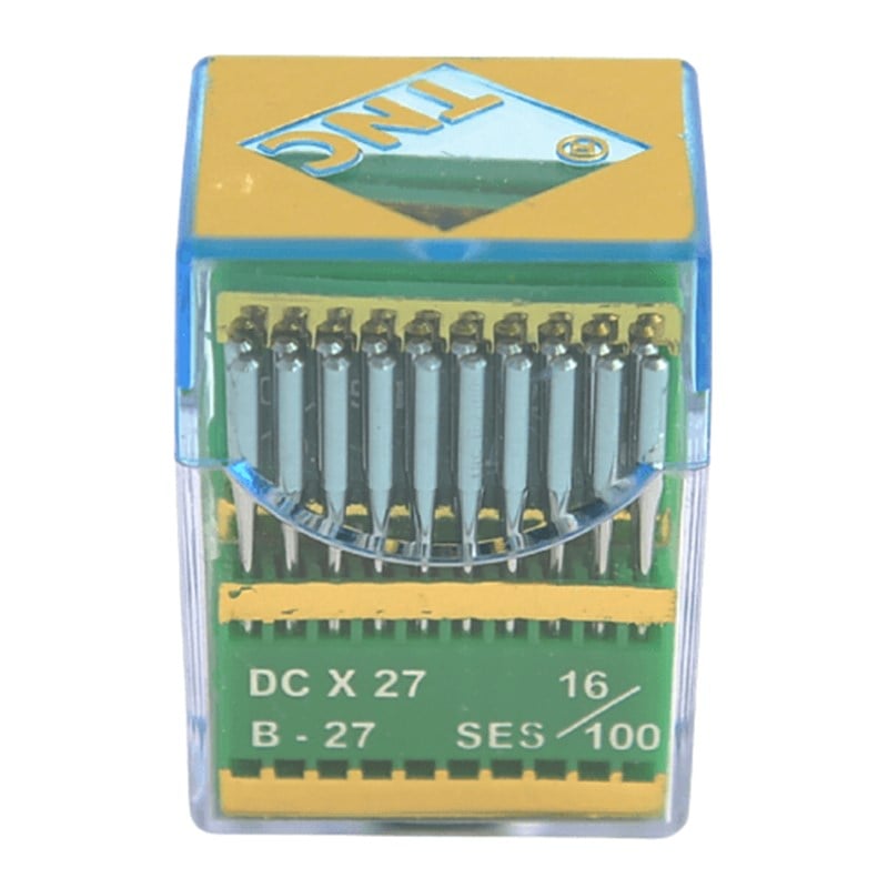 Overlok İğnesiTNCOverlok Yanmaz Dikiş İğnesi / DCX27 SES PVD 16/100 100ADET