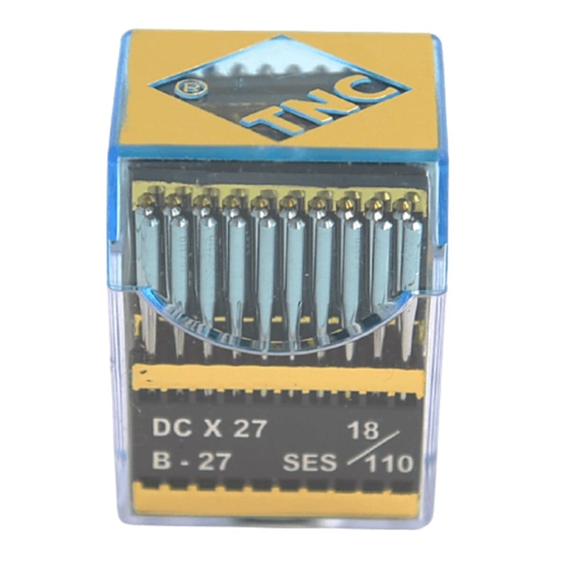 Overlok İğnesiTNCOverlok Yanmaz Dikiş İğnesi / DCX27 SES PVD 18/110 100ADET