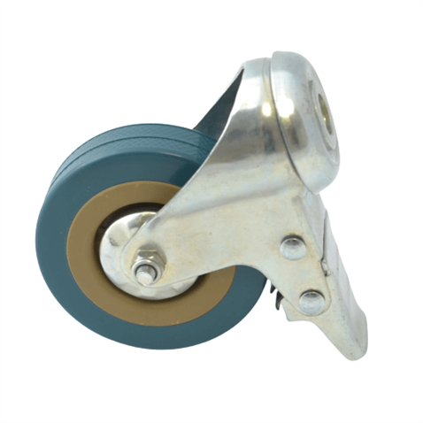 Makine Tekerleği Büyük Frenli Teker / 75X21 M10