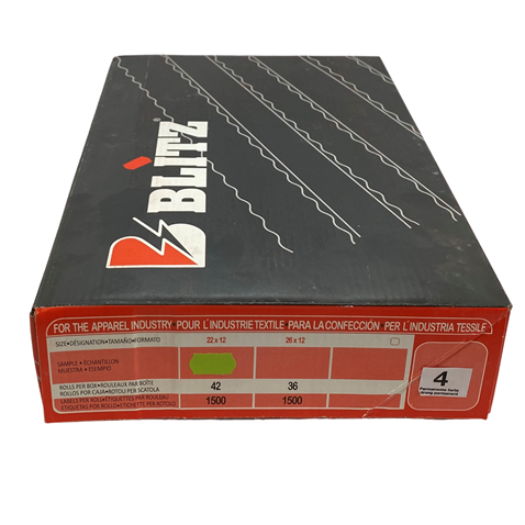 Etiketleme Makinesi 4 No Açık Yeşil Etiket / 12X22 42ADET