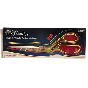 Altın Saplı Terzi Makası 9-1/2 İnç 24.2cm / NO.1250