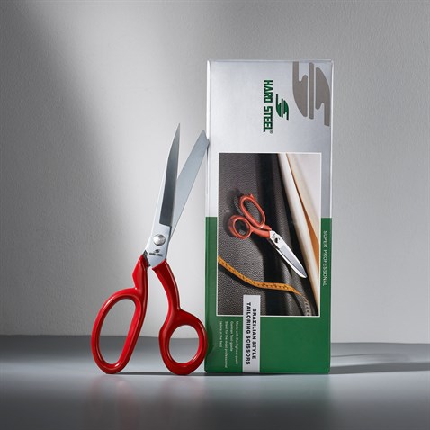 Brezilya Mundial Stili Paslanmaz Çelik Somunlu 9inç Makas / HS-1099 (9 inç)