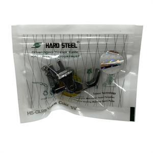Düz Makine Fitil Tırnaklı Sarı Teker Ayak / HS-GL09 1/8