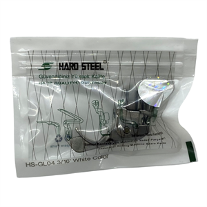 Düz Makine Sp-18 Model Tırnaklı Çima Beyaz Teker Ayak / HS-GL04 3/16