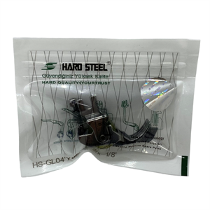 Düz Makine Sp-18 Model Tırnaklı Çima Sarı Teker Ayak / HS-GL04 1/8
