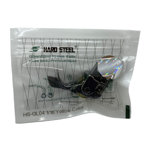 Düz Makine Sp-18 Model Tırnaklı Çima Sarı Teker Ayak / HS-GL04 1/16
