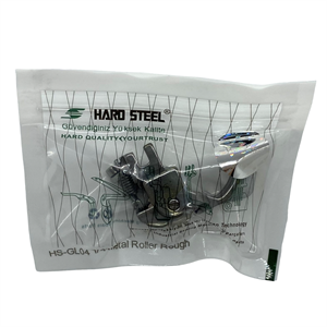 Düz Makine Sp-18 Model Tırnaklı Çima Metal Teker Ayak / HS-GL04 1/4