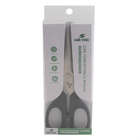 Japon Stili Plastik Saplı Çok Fonksiyonlu 6.5inç Makas / HS-9158 (6.5)