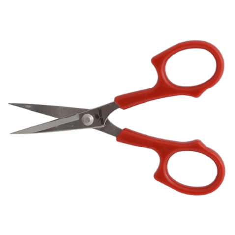 Plastik Saplı Eğri Nakış Makası (5.12 inç - 130mm) / HS-1553