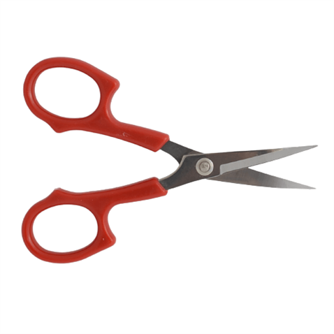 Plastik Saplı Eğri Nakış Makası (5.12 inç - 130mm) / HS-1553