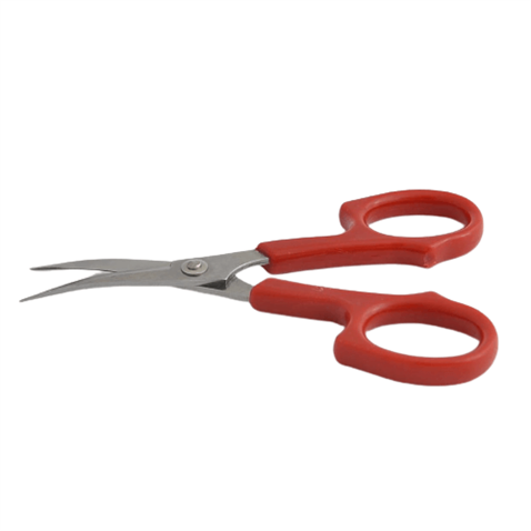 Plastik Saplı Eğri Nakış Makası (5.12 inç - 130mm) / HS-1553