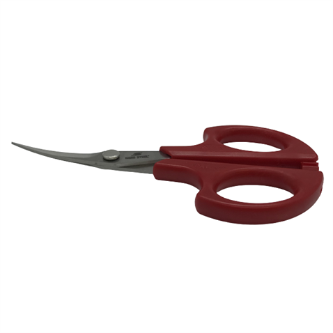 Plastik Saplı Eğri Nakış Makası (4.76 inç - 121mm) / HS-1663