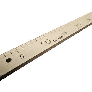 Ahşap Manifatura Cetveli Demirli 1 Metre (100cm) (MDF)