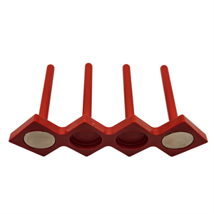 Dikiş Makinesi Mıknatıslı Masura Koyma Aparatı 4lü Kırmızı