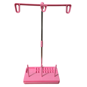 Ev Tipi Dikiş Makinesi Pembe Plastik Çardak Seti (Metal Borulu) / TS-500