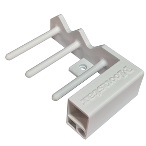 Ev Tipi Masura ve Aksesuar Koyma Aparatı 3 lü Tek Kutulu Beyaz / MS1609