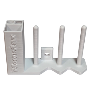 Ev Tipi Masura ve Aksesuar Koyma Aparatı 3 lü Tek Kutulu Beyaz / MS1609