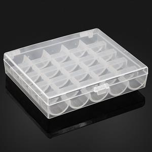 Ev Tipi Aile Dikiş Makinesi 25 li Şeffaf Masura Saklama Kutusu
