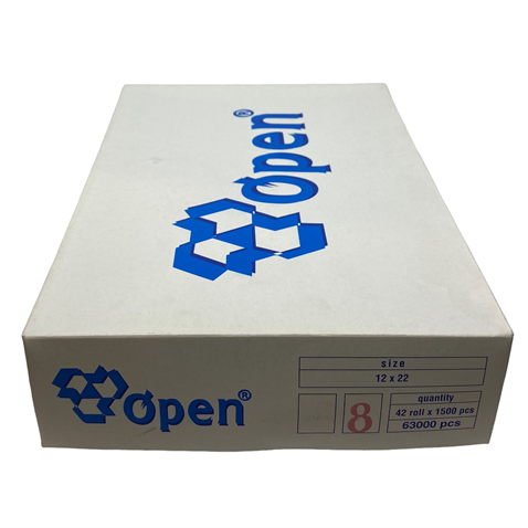 Etiketleme Makinesi 8 No Beyaz Etiket / 12x22 42ADET