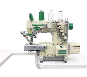 Sanayi Tipi Dikiş MakineleriSewpower - MoonstarOtomatik Soldan Bıçaklı Havalı Reçme Dikiş Makinesi / SP-787-N600