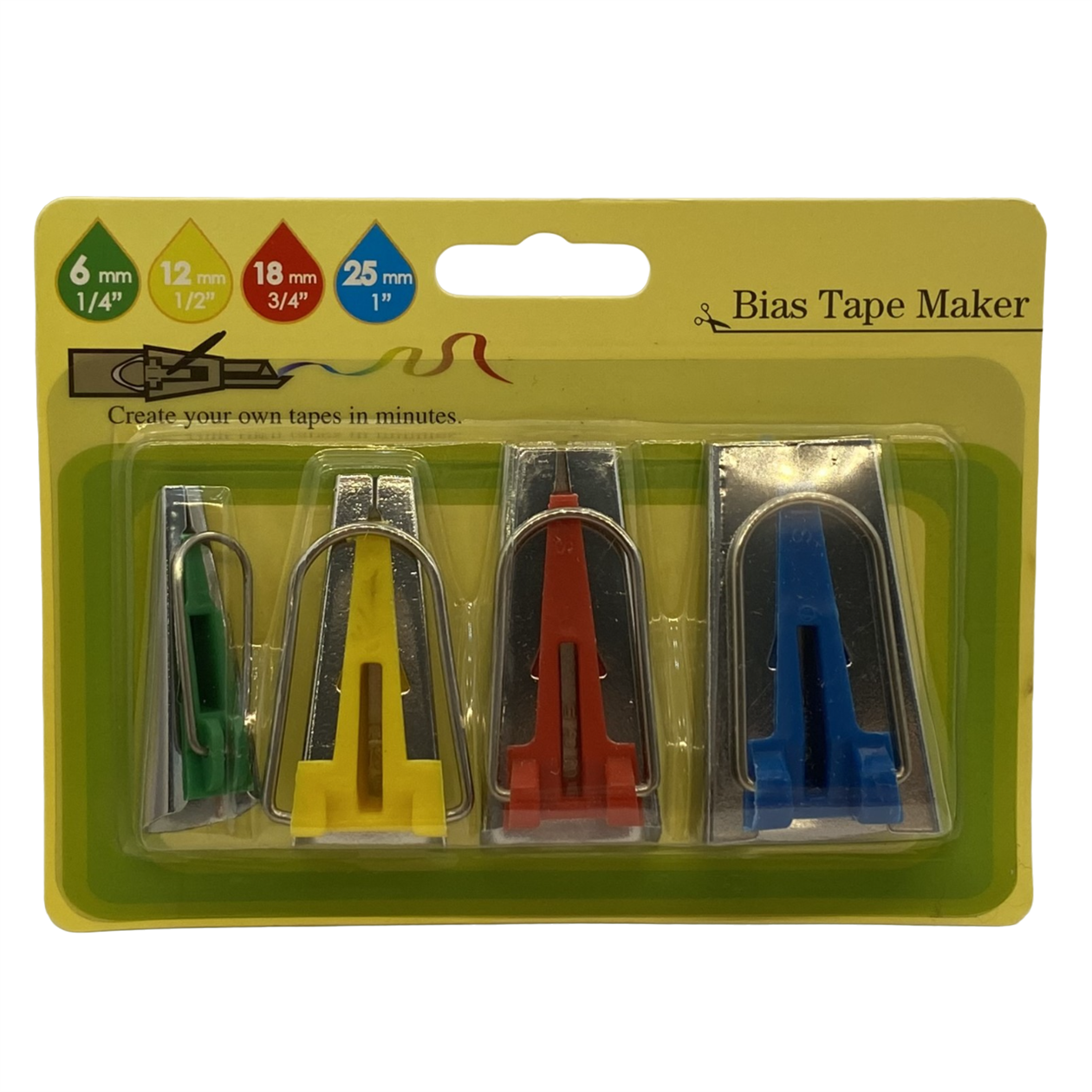 Apere ÇeşitleriBDREl Biye Kıvırma Aparatı 4'lü Set / LS-120 (6-12-18-25mm)