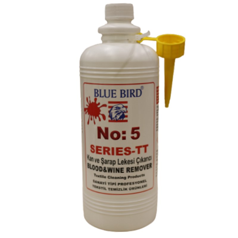 Blue Bird Kan Ve Şarap Leke Lekesi Çıkarıcı (Blood&Wine Remover) No:5 1Lt /  BLUE.009 konfeksiyONline.com güvencesiyle!