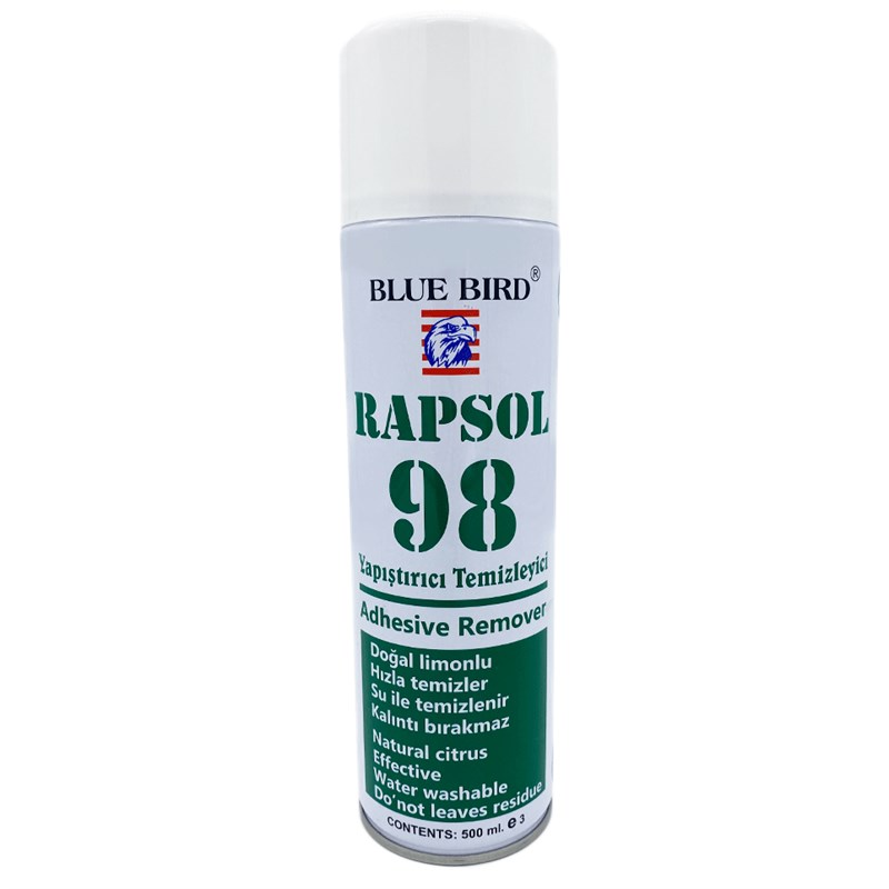 Yapıştırıcı SpreylerBlue BirdYapıştırıcı Temizlik Sprey Rapsol 98 500ml / BLUE.022