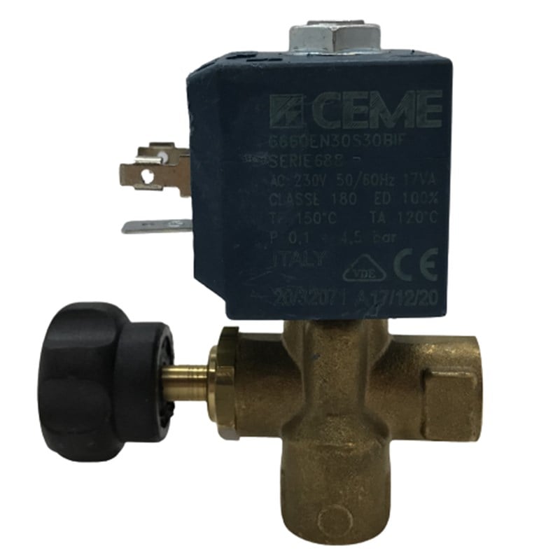 Ütü Yedek ParçaCemeÜtü Solenoid Valf 1/4 (Ayarlı) / 6612