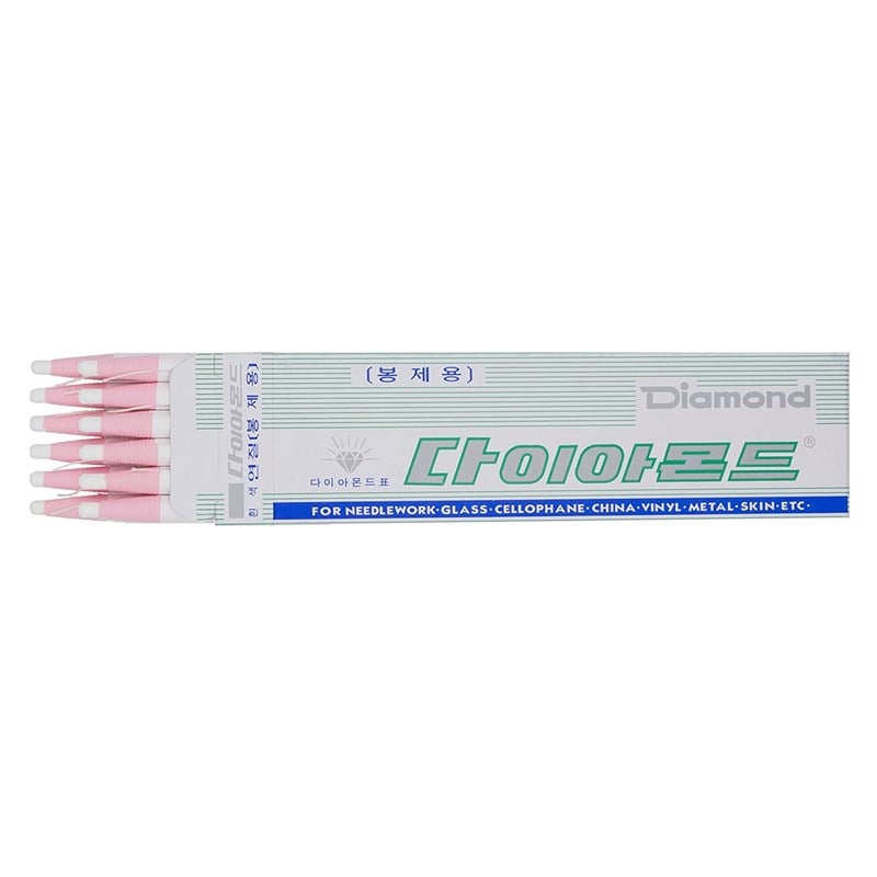 Dikiş Aksesuar ÇeşitleriDiamondİpli Konfeksiyon Beyaz Kalem / BC-102W 12 Adet